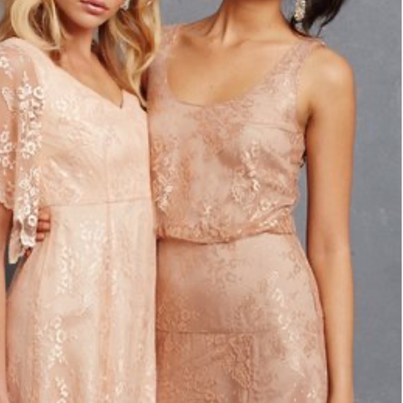 Donna Morgan “Natalya” Maxi Lace Bridesmaid Gown - Picture 3 of 15